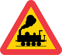 järnvägskorsning utan bommar